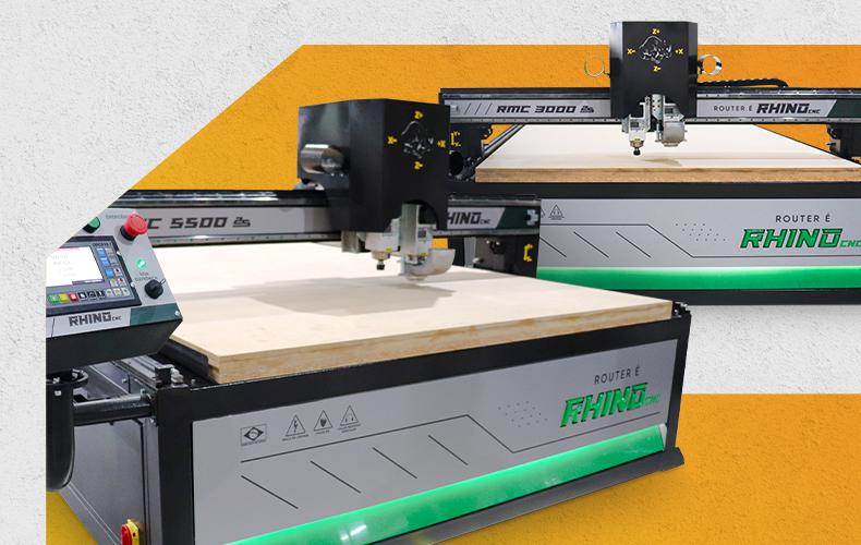 Nova linha Plus de Router CNC da Rhino